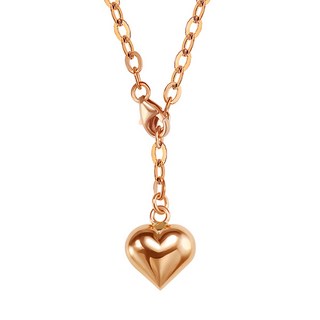 골드앤 여성용 18K 빅하트 목걸이