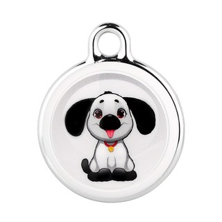 可愛狗狗造型智能定位器，輕巧便攜，寵物追蹤器配件, 黑色│白色│粉色│黃色│藍色, 1個