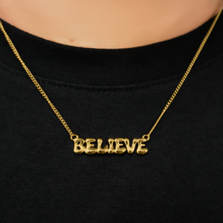 엘라스자 써지컬스틸 영문 레터링 메시지 팬던트 이니셜 목걸이 (실버/골드)