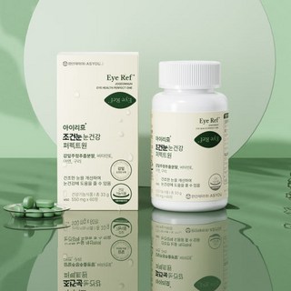 애즈유 아이리프 눈 건조 개선 퍼펙트원 33g, 1개, 60정