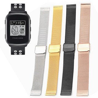 파인캐디 골프거리측정기 슬림 메탈 메쉬밴드 호환스트랩, 1. ME18BK22 블랙, 1개