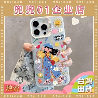 台灣熱賣13適用印花邊框樂美女殻，多款圖案可選，輕巧舒適，完美貼合手機