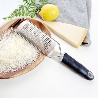 스텐 치즈그라인더 치즈강판 제스터 레몬필 와사비 치즈갈이 이유식 그레이터 치즈가는 도구, 1개