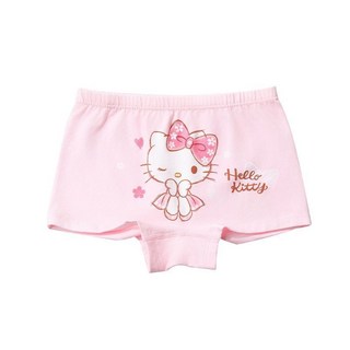 小新の生活館 萌系kitty兒童平角內褲 hello 7a抗菌透氣四角褲 高檔女童棉質四角內褲