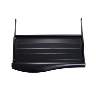 【偉益直銷】廠家直銷鐵鍵盤託架 電腦桌辦公桌帶滑軌鍵盤託 加厚鐵鍵盤架批發 AJGY, 1個, 黑色