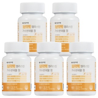 건강자연 난각막 가수분해물, 5개, 60정