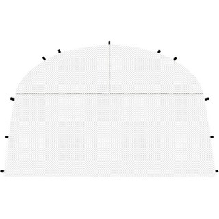多功能露營客廳帳篷：穹頂帳、炊事帳、天幕帳、內掛帳，戶外露營首選, 白色