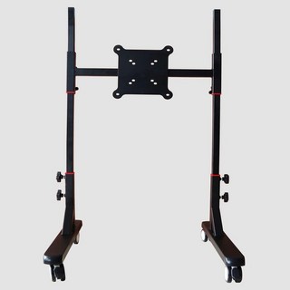 플레이시트 레이싱휠 조종석 레이싱 운전 브래킷, 1개, 모니터 스탠드 34인치이하적합, 기본 모델명/품번