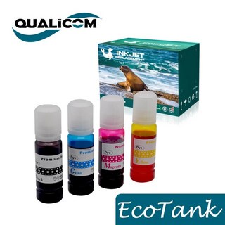 프린트 프린터 호환 Qualicom 엡손 L3150 EcoTank 프린터용 잉크 544 ET-2750, 1개, 03 4 Color