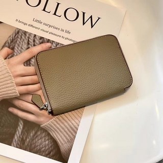 2025春新款頭層牛皮小拉鏈包真皮錢包軟皮零錢包廣州廠家生産批髮