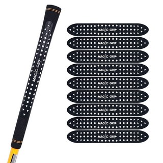 매직그립 부착형 미끄럼방지 붙이는 골프그립 테이프 10매입, 타이거블랙