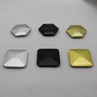 EDC解壓玩具 金屬指尖陀螺, 1個, 方形-黑, 黑