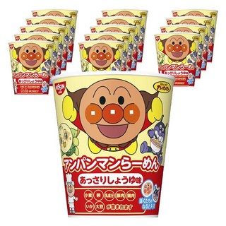 NISSIN 日清 麵包超人迷你醬油味杯麵 33g, 15入