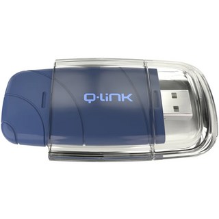 Q-link SRT-3 Nimbus量子光罩器，輕巧便攜，時尚外觀，操作簡單，材質耐用，多功能應用, 藍色, 1個