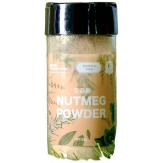 全壘打 荳蔻粉 NUTMEG POWDER 家庭罐裝 - 天然香料，各式料理適用，增添獨特風味, 35公克, 1