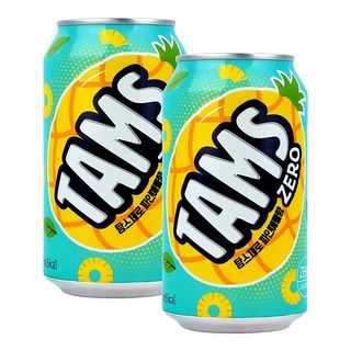 롯데 탐스제로 파인애플 355ml 24개