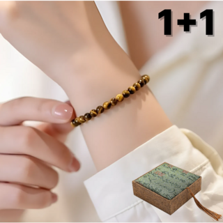 리딜 행운팔찌 호안석 천연 원석 소원 재물 건강 사업 합격