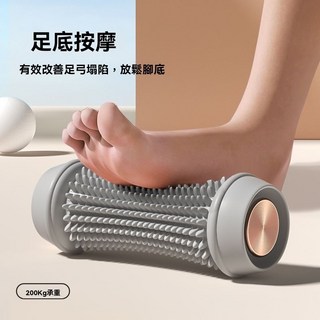 足底筋膜球按摩球：正品瑜伽肌肉放鬆按摩器，扁平足拉伸足弓訓練神器, 【520個按摩觸點】讓你更舒暢改善筋膜炎,級鑽石輪【更好的健身瑜伽】點對點舒適按摩, 1個