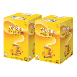 맥심 모카골드 마일드 커피믹스 12g 210T, 210개입, 2개