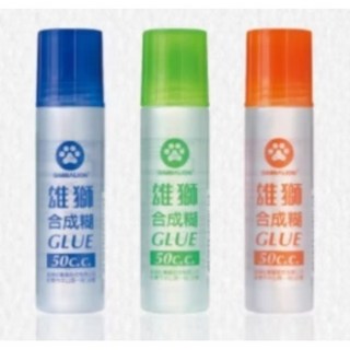 雄獅SIMBLION妙妙膠水滾珠單頭雙頭迷你膠水, HG-50/1(隨機出貨不挑色)