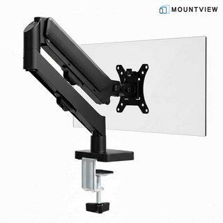 마운트뷰 LUX17 싱글 모니터암 32인치, 1개, 블랙 [EW026]
