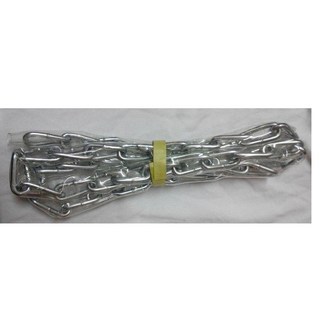 鐵鍊 2分3尺 中目鐵鍊 附膠套 鍊條 (含稅), 1個