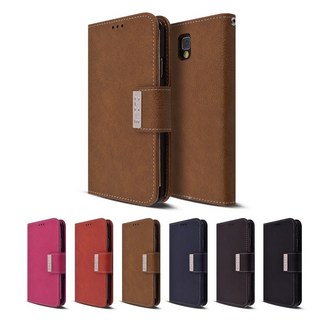 앳더준 하이엔드에버 갤럭시온7/온7프라임용 천연가죽 다이어리 핸드폰 케이스