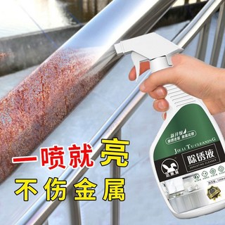 強力不鏽鋼除鏽劑 金屬門窗清潔去污 除鐵銹神器, 1個, 1瓶5OOML送磨砂紙