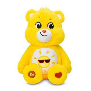 Basic Fun! Care Bears 陽光熊 14吋 環保絨毛娃娃, 1個