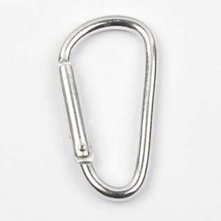 D형 카라비너 컬러 비너고리 가방고리 키링 만들기 부자재, 30개, D형 카라비너(18번 실버)