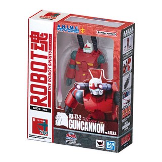 BANDAI ROBOT魂 迷你盒玩 鋼彈 RX-78-2 GUNDAM RX-77-2 GUNCANNON MS-06S ZAKU II MS-06 ZAKU II, 1個, B款/鋼加農RX-77款