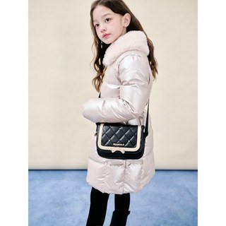 국내백화점 빈폴키즈 키즈 백팩 가방 BEANPOLE KIDS 여아 리본 퀼팅 크로스백 블랙 (BI61D2G025) (BK파우치증정)