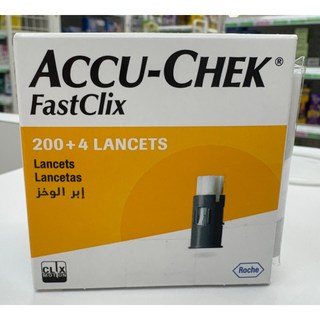 羅氏速讚採血針 ACCU-CHECK Fast Clix 200支/4盒 原廠公司貨 實體藥局經營 不易痛, 1個
