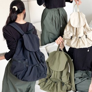 미야미 여성 백팩 나일론 초경량 여행용 방수 가벼운 배낭 가방