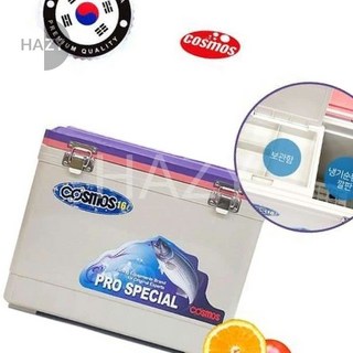 헤이지 코스모스 낚시용 아이스박스 16L 낚시 쿨러 태클박스 어깨끈 포함 이동식아이스박스, 코스모스 낚시용 711아이스박스16L