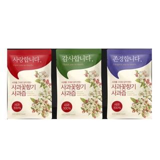 사과꽃향기 사과즙, 5L, 50개