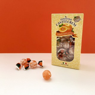 카스텔크램 이탈리아 포지타노 임산부 입덧 오렌지 캔디 145g 화이트데이사탕, 카스텔크램 포지타노 오렌지 캔디 145g, 1개