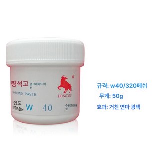 동전 광택제 금속 제 세정제 1 동전 제 스테인레스 W1/8000, 50g W40 업그레이드 버전, 1개