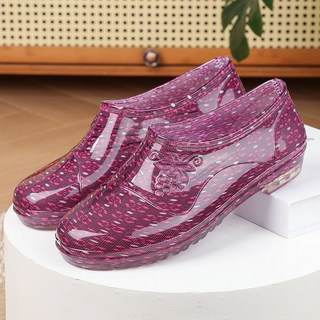 低幫短筒雨靴 春秋防水水鞋 女士輕便防滑膠鞋