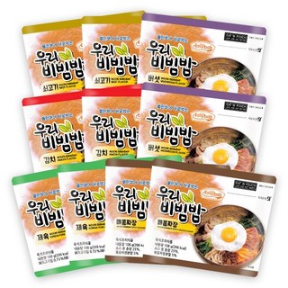 이지밥 우리비빔밥 제육, 100g, 10개