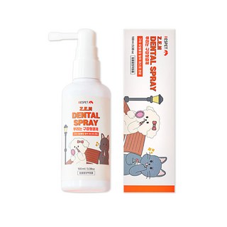 【韓國原裝 RESPET】寵物潔牙噴霧 100mL 貓狗通用, 1個