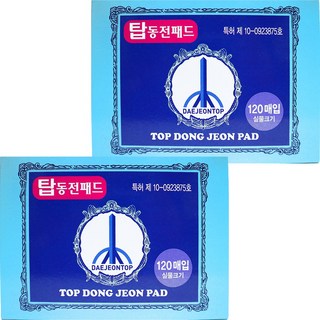 국산 탑동전패드 동전파스 120매x2박스=총240매, 2개