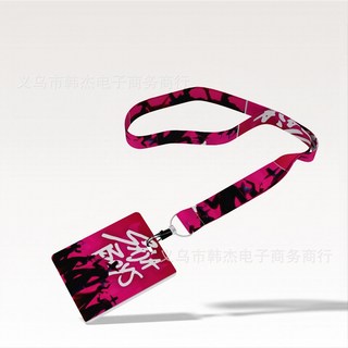 K-POP獵魔女團卡通動漫學生校園卡滌淪掛繩工牌飯卡套