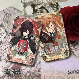 桃園出貨-太宰治中島敦中原中也雙閃反光徽章痛包掛件送禮收藏品文豪野犬