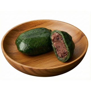 [김민경찹쌀떡] 냉동실에 쟁여두는 찹쌀떡 식사대용 달지 않고 맛있는 쑥통팥찹쌀떡, 80g, 50개