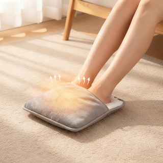 상덕 발온열기 USB 휴대용 겨울 가정용 다기능 전기 온열 발난로, 그레이