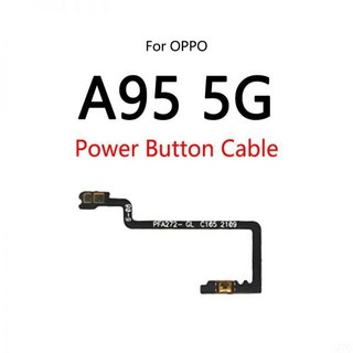 OPPO A95 5G 전원 버튼 스위치 볼륨 음소거 버튼 온/오프 플렉스 케이블 10PCs/로트, 01=PowerButtonCable