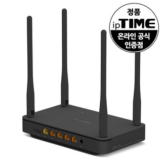 ipTIME 유무선 공유기 AX3000SM, 블랙, 1개