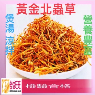 【合信蔘藥】黃金蟲草100克 豐富蟲草素 蛋白質 營養價值高, 1個
