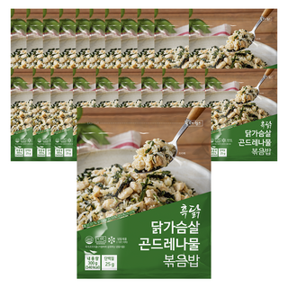 흑닭 닭가슴살 곤드레나물 볶음밥, 20개, 300g